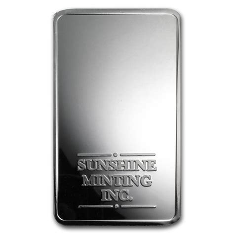 Buy 50 Oz Silver Bar Sunshine Struck Apmex