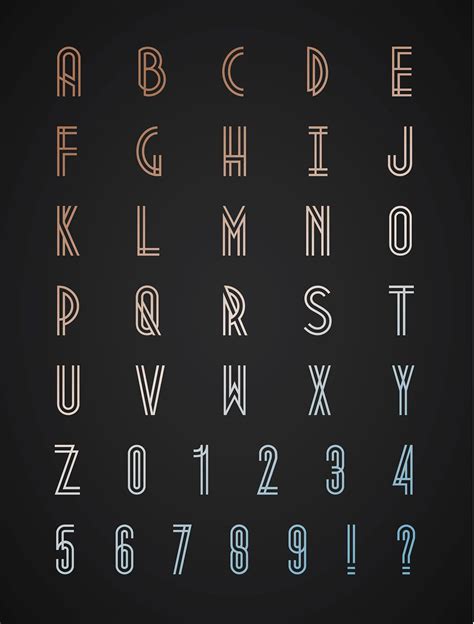 Art Deco 1920s Font Download Free Mock Up