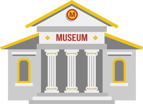 Museum Clipart Curious Pencil And In Color Museum Clipart Curious