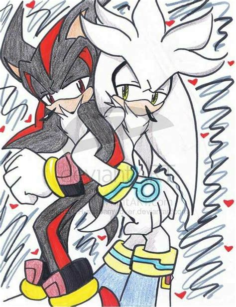 Shadow Andsilver Couple Xd My Absolute Favorite Sonic Couple Besides