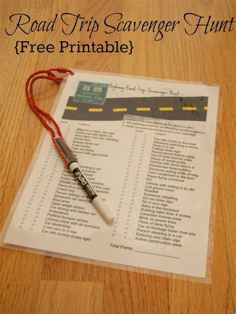 Today i'm sharing a free printable kids road trip scavenger hunt that. Road Trip Scavenger Hunt For Kids And Adults {Free ...
