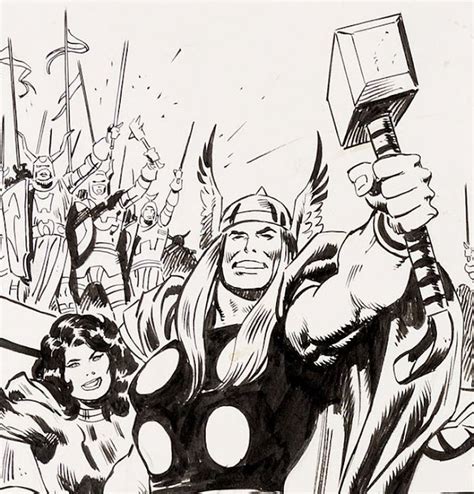 Pop Culture Safari Comic Art Thor By John Buscema Marvel Treasury