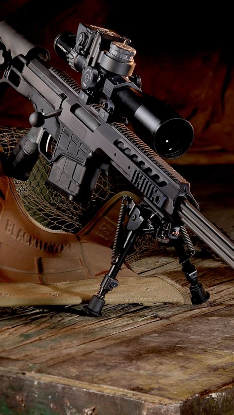 Wallpaper Barrett M98b Model 98b Bravo Sniper Rifle Weapon Scope