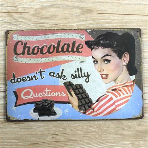 New Arrivals Chocolate Sexy Lady Metal Tin Signs Ua 0033 Home Decor Bar Vintage Plate Wall Art