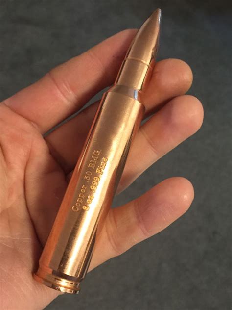 Usa 8 Oz 999 Copper Ntr Metals Bullet Cartridge 50 Catawiki
