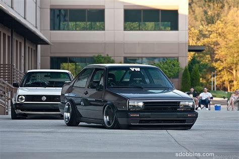 Stanced Black Mkii Volkswagen Golf Mk1 Vw Mk1 Volkswagen Models