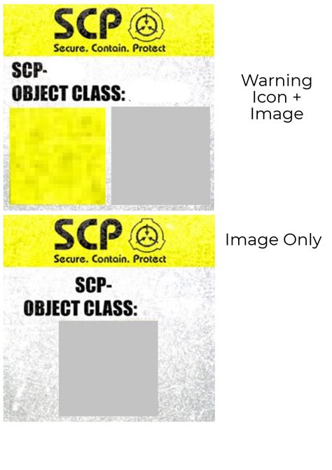 Printable Scp Warning Labels Scp Foundation