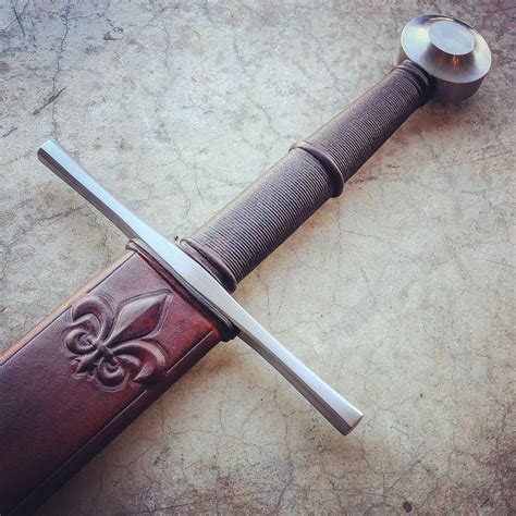 Albion Crecy With Scabbard By Christian Fletcher Featuring A Raised