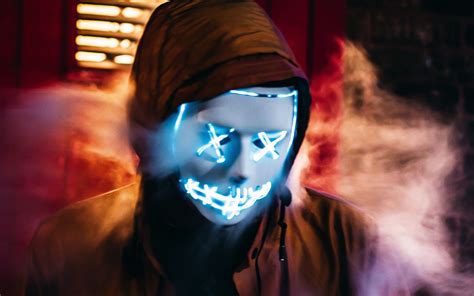 We hope you enjoy our growing collection of hd images to use as a background or. Download wallpaper 3840x2400 mask, anonymous, neon, hood ...