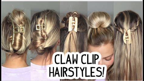 How To Easy Claw Clip Hairstyles You Need To Try Short Medium