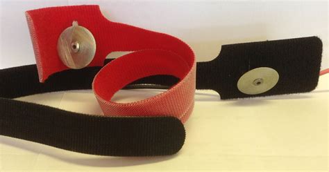 Hook And Loop Straps Pair Red And Black Edgar Cayces Radial Appliance