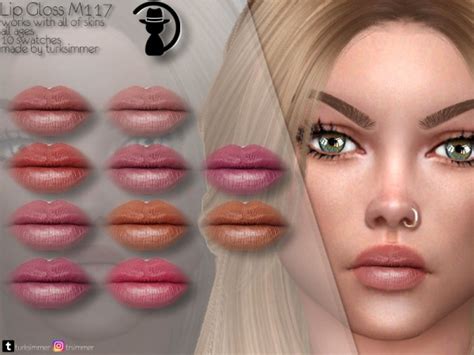 The Sims Resource Lip Gloss M117 By Turksimmer • Sims 4 Downloads