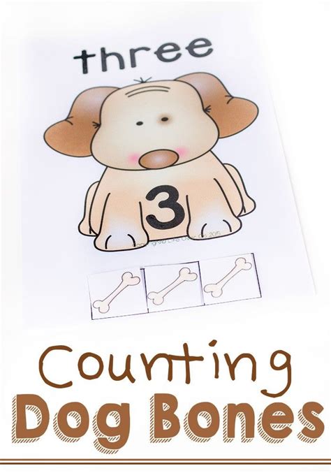 Dog Counting Cards For Numbers 1 To 5 Preschoolers Will Love