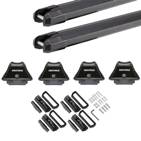 Yakima Skyline Heavy Duty Roof Rack Package Fits Fixed Points And