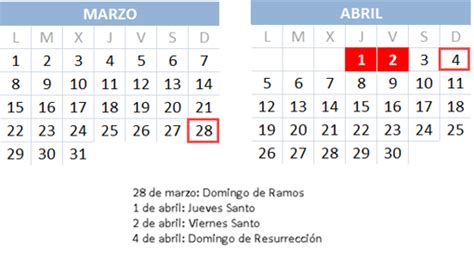 ¿cuándo Es Semana Santa 2021 Calendario De Días Festivos Por Comunidades