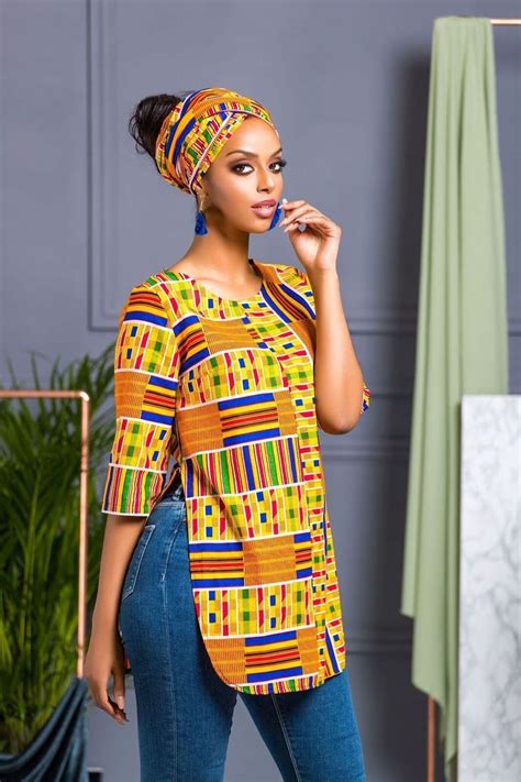 African Print Shalla Top African Clothing Styles African Print Tops