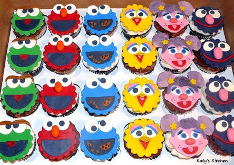 Katys Kitchen Sesame Street Cupcakes