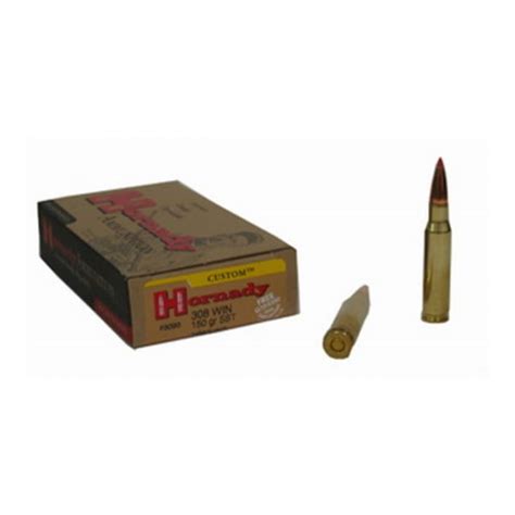 Hornady Custom 308 Winchester 150 Grain Sst Centerfire Rifle