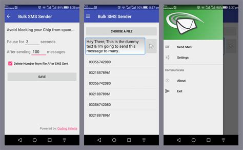 Open Source Bulk Sms Sender Android App Coding Infinite