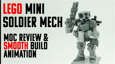 Lego Moc Review Mini Soldier Mech Design By Cascomoc Youtube