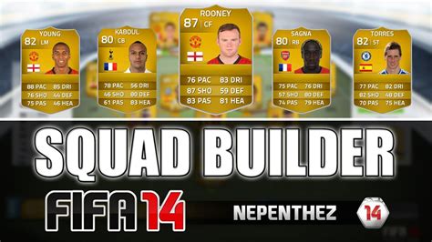FIFA 14 Ultimate Team Squad Builder - Amazing BPL Team with Wayne