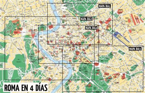 Imprimir Italia Lugares De Interés Mapa Monumentos Pdf Planificando