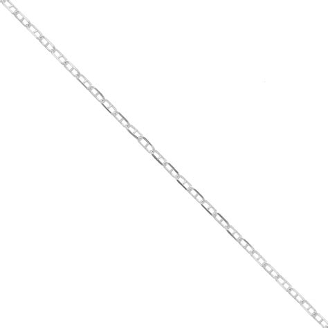 925 Sterling Silver Anchor Chain 22 Mm X 50cm Perles And Co