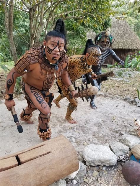 Mayans At Ek Balam Yucatan Mexico Aztec Warrior Mayan People