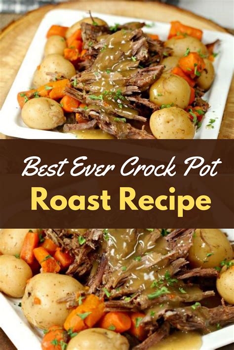 I made this pot roast yesterday and decided to update my recipe. The Best Crock Pot Roast Recipe - Dinner Recipesz