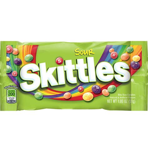 Skittles Sour Candy Single Pack 18 Ounce