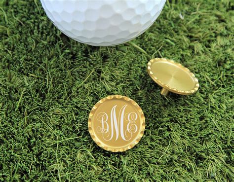 Set Of 4 Personalized Golf Ball Marker Golf Ball Marker Etsy Canada