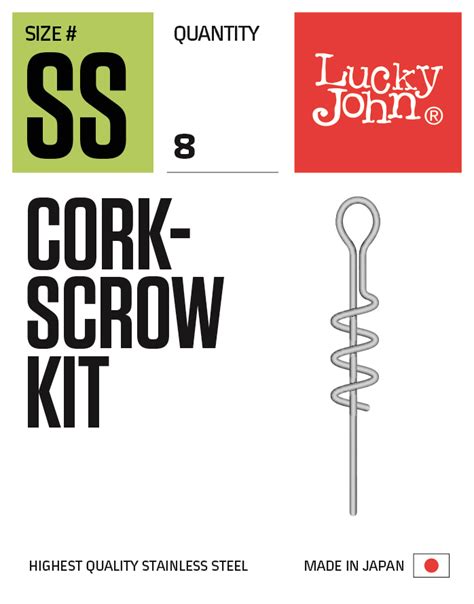 Corkscrew Lucky John Corkscrow Kit SS Jetzt Kaufen Bei Huntworld De