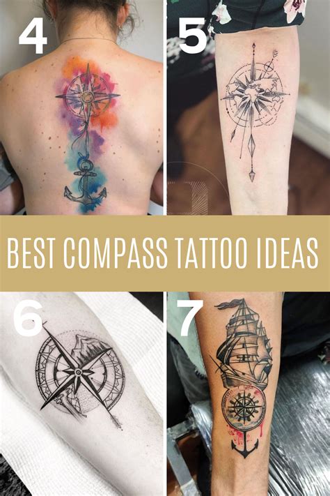 31 Compass Tattoo Ideas For A Travelers Heart Tattoo Glee