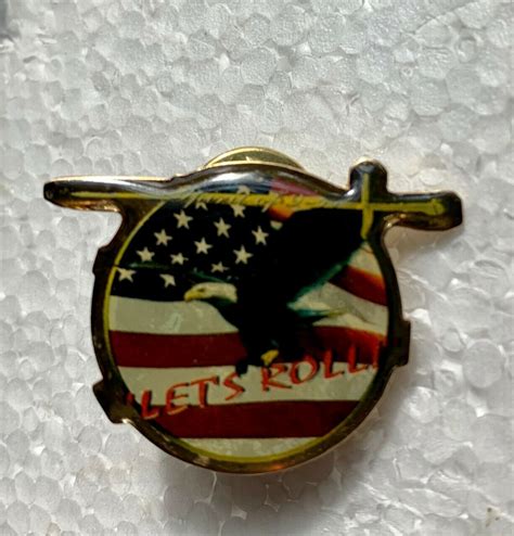 United 93 Wtc 9 11 Lapel Hat Pin Lets Roll Us Army Marines Navy Air
