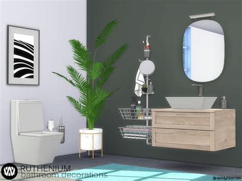 The Sims 4 Mody Do Gry Dekoracje łazienkowe Rutenowe Od Wondymoon