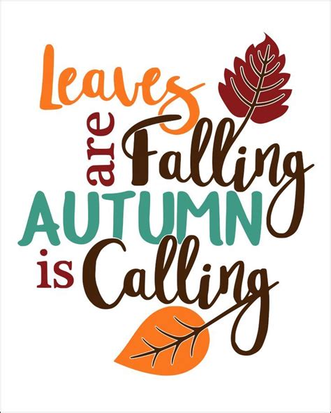 Fall Quotes Free Printables For Autumn Fall Season Quotes Autumn
