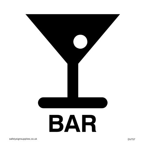 Bar Sign From Safety Sign Supplies