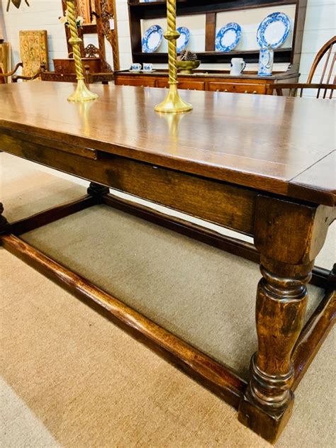 Buy Oak Rectory Table From Tyabb Antique Centre