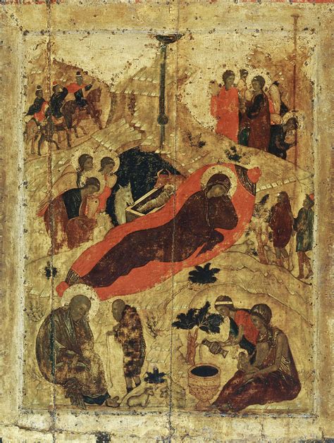 However, there is little information available on andrei rublev's life. Paradise within the Cave: Rublev's Nativity | Billy Kangas