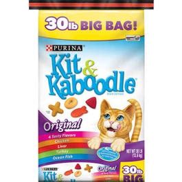 $1.00 off (5 days ago) kitties will come running with this! Kit n Kaboodle Cat Food 30 lb.