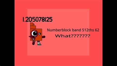 Numberblock Band 512ths 62 Youtube