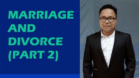 Part 2 DIVORCE AND REMARRIAGE YouTube