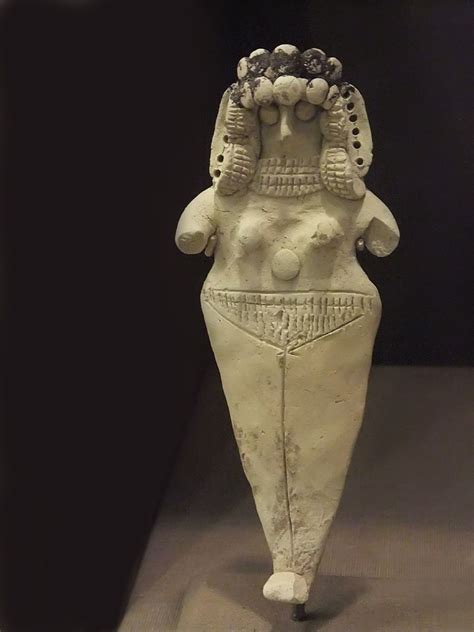 Ceramic Nude Female Figurine From Tell Asmar Trench D Isin Larsa Period