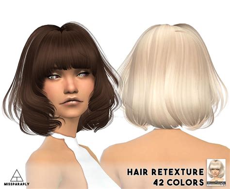 Ts4 Hair Retexture Maysims 63f Sims 4 Sims Sims Hair