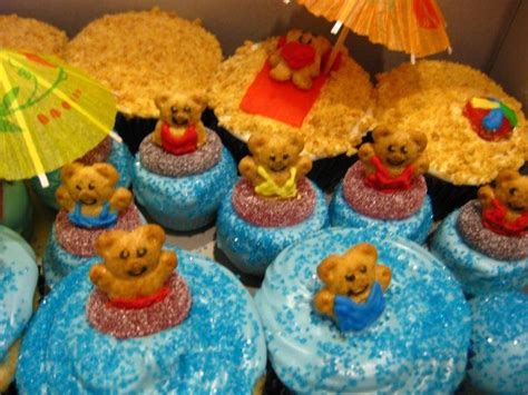 Thanks to all for your contributions, thus inspiration on the teddy graham bear cakes. This would be cute. | Pool party cakes, Cake, Party cakes