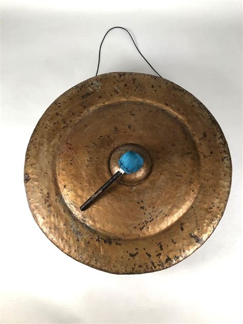 Buddhist Temple Gong 34 Diameter At 1stdibs