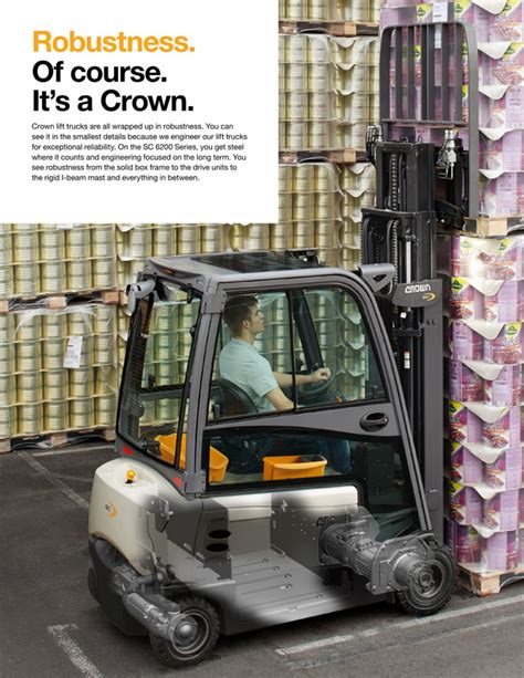 Counterbalance Sc 6000 Forklift Product Information Catalog Page 6
