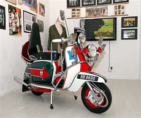 A Replica Of A 1967 Lambretta With The Jimmy Bike Stylings Inspired