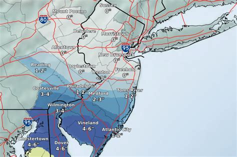 Snowfall Totals Increase For Weekend Storm Up To 6 Inches Expected In