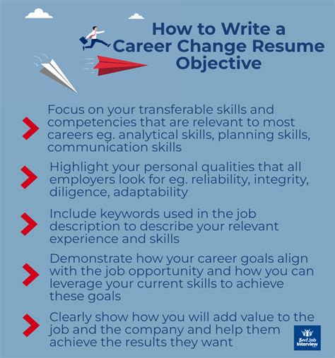 Career Change Resume Objective